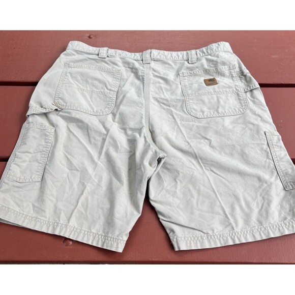 CARHARTT Men's original Fit Cargo Work Shorts Workwear carpenter Grey Size 42 - Picture 1 of 6